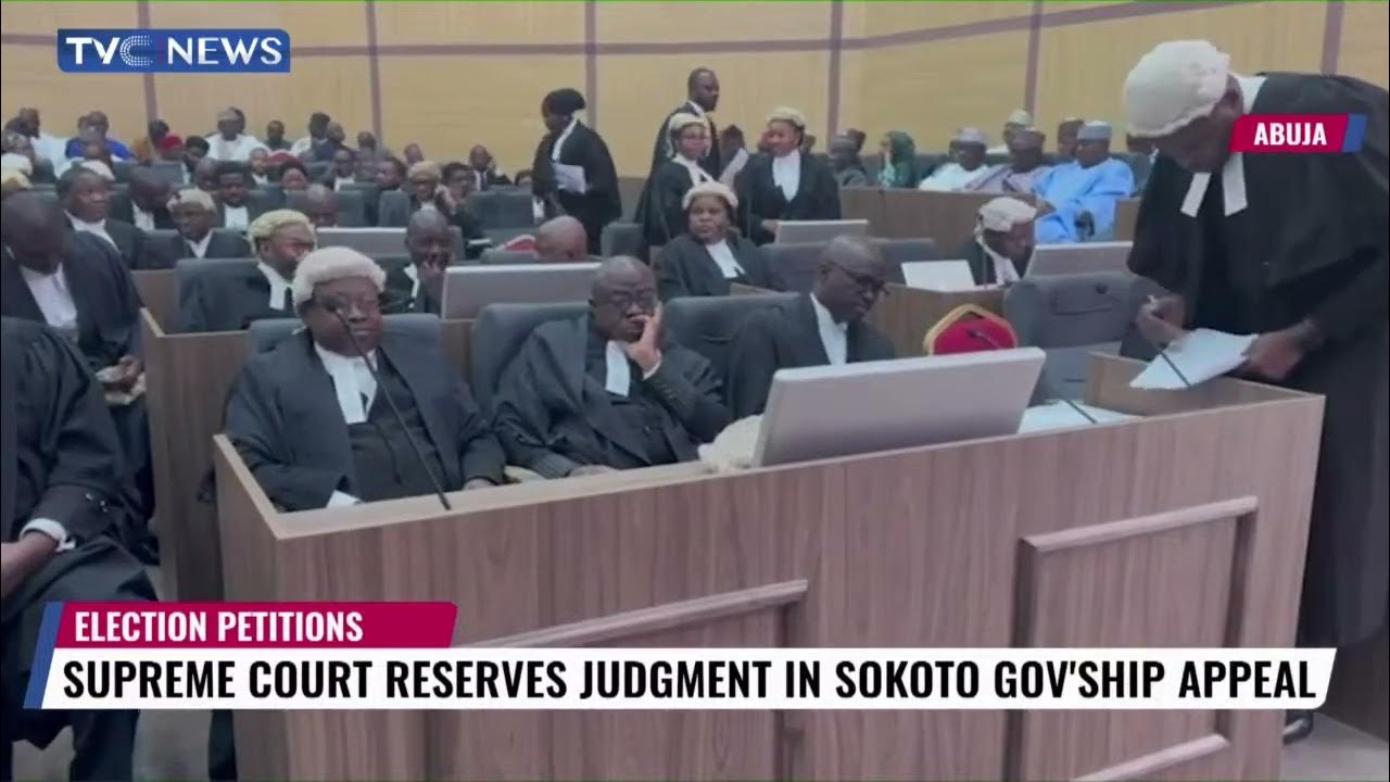 Supreme Court Reserves Judgment In Sokoto Governorship Appeal