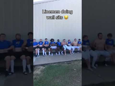 Their wall sits are different 😂 (via bhvr_/IG) #shorts