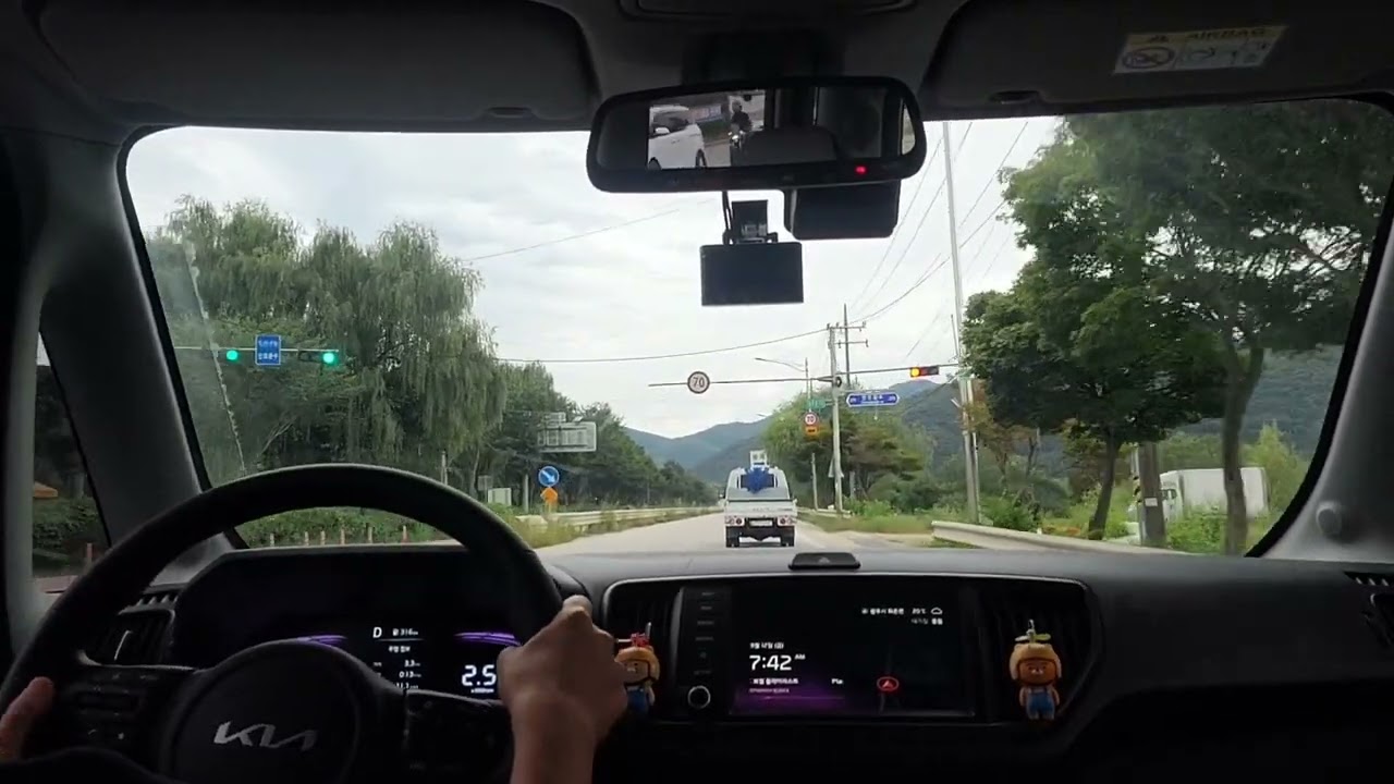 [초보운전 브이로그] 출근길 운전비교ㅣ레이ㅣ실력 좀 나아졌을까?