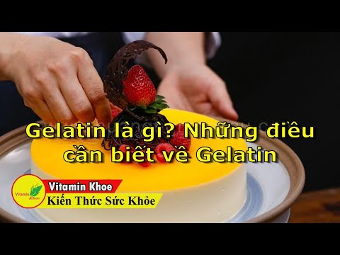 Video: Cách Pha Loãng Gelatin Cho Thịt Thạch