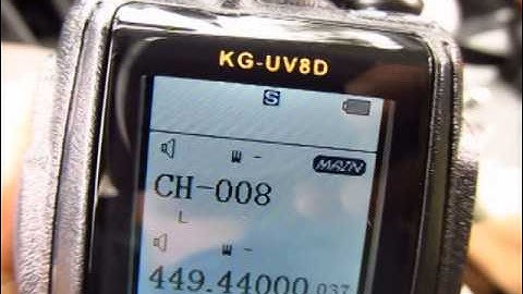 Wouxon KGUV8D programming