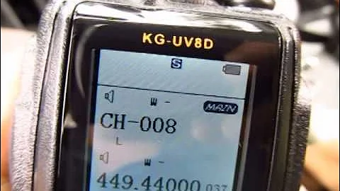 Wouxon KGUV8D programming