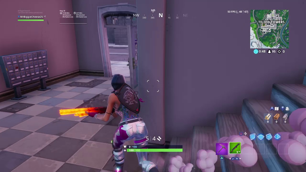 57 headshot damage with a green pump in Fortnite YouTube