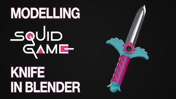 Modelling Squid Game Knife in Blender | Tutorial #tutorial #blender3d #3dart #squidgame