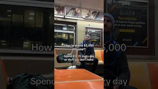 When people say it's hard to save money