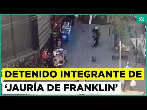 Detienen a integrante de la ‘Jauría de Franklin’ robando en el centro de Santiago
