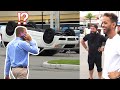 Elaborate Car Flipping Prank On Viral YouTuber! (Vlog Creations)