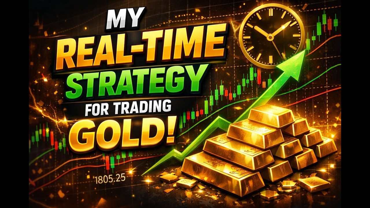 My Real Time Strategy For Trading Gold - YouTube