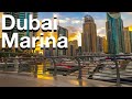 Dubai Marina 2019 weekend life in 4K - most beautiful place in Dubai