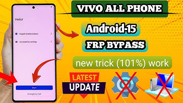 VIVO PHONE FRP BYPASS (Android-15) 100% work 2025-26
