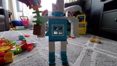 Duplo Unicorn Robot Gets Destroyed