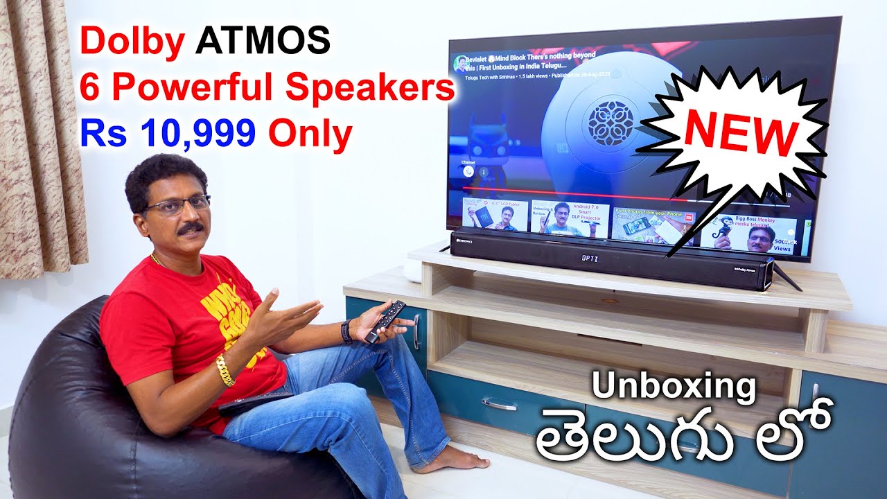Zeb-Jukebar 3850 Dolby ATMOS Soundbar for Only 10,999 Rs... 🤯 Unboxing in Telugu
