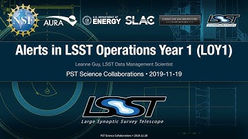 Leanne Guy Talk - Alerts in LSST Operations Year 1 (LOY1)
