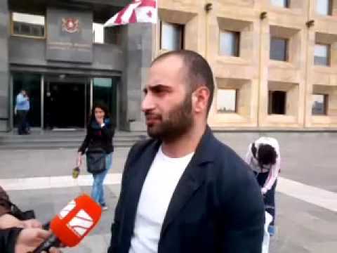 სტუდენტების აქცია ოკუპაციისა და პაატა ზაქარეიშვილის წინააღმდეგ