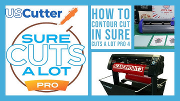 Quick Cuts - How To Contour Cut With Sure Cuts A Lot Pro 4