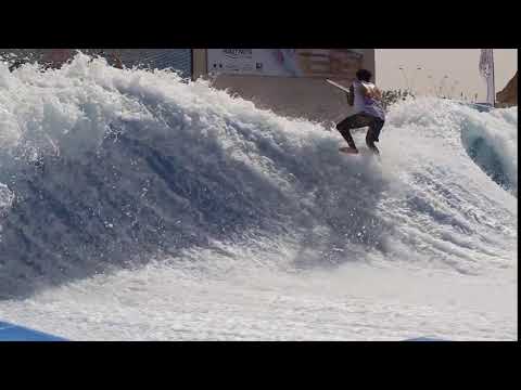 Worlds Best FlowRider Flow Barrel Championships at Yas Waterworld Abu Dhabi Dubai UAE