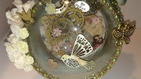 How to Altered Clock  Tutorial : Mixed Media Assemblage Art