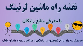 ‏نقشه راه ماشین لرنینگ (machine learning) با منابع رایگان، سریعترین راه برای تخصص بدون دانش قبلی