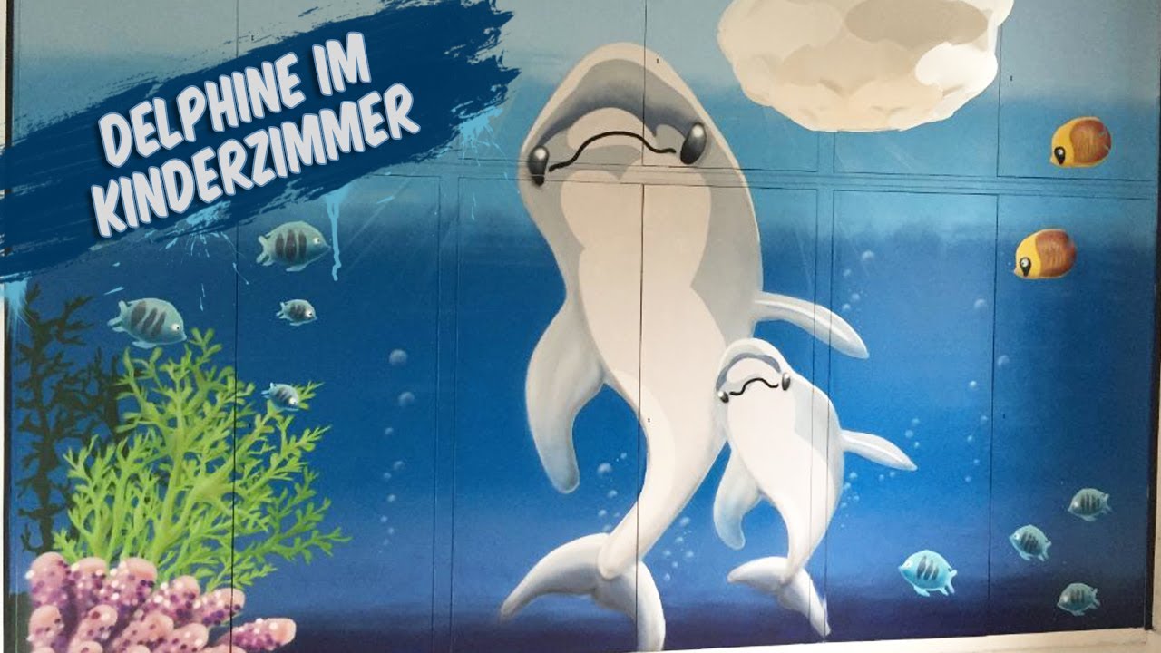 Poster Mural XXL Baleines Et Dauphins - Tapisserie Chambre Enfant, Tissu Polyester, 61-80 Cm