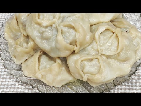 Татарские манты с тыквой. Очень вкусно.