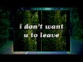 gnash - leave (official lyric video)