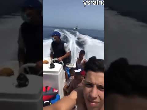 شاهدوا وصول حراقة جزائرين في السريع إلى إسبانيا ومطاردتهم
