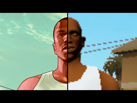 Видео: Играю в GTA San Andreas Remastered с ОЧЕНЬ ПЛОХОЙ ГРАФИКОЙ