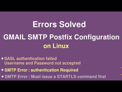 Send Mail using Postfix with Gmail SMTP on Linux | Solution of GMAIL SMTP with Postfix Errors