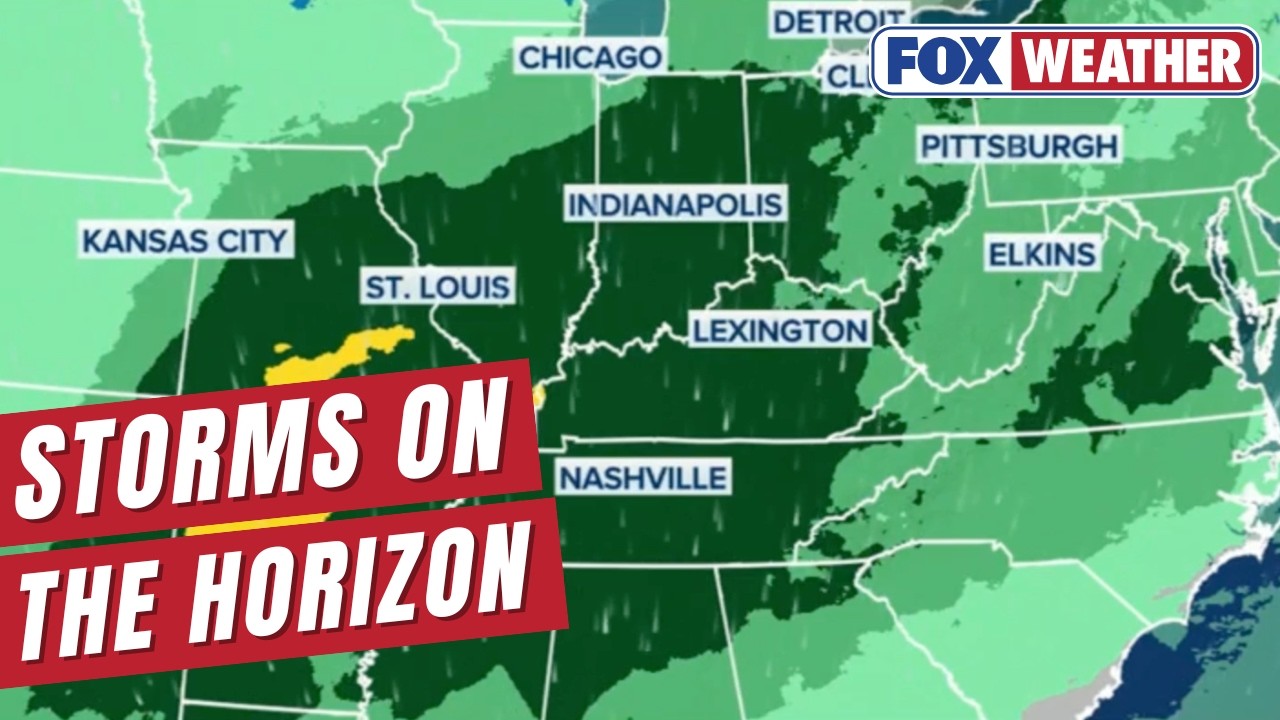 Rounds Of Severe Weather To Slam Millions Across Central US - YouTube