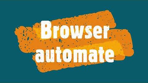Browser automate | Selenium | Chrome driver |chrome | Automation | python