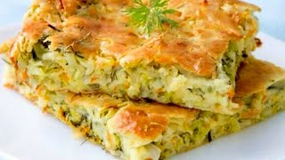 cabbage  pie / cake - one of the most simple and delicious cabbage dishes. No eggs or vegan
