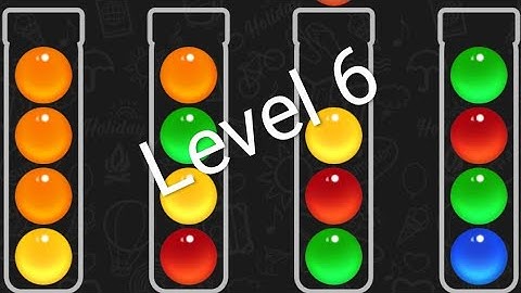 Ball Sort Color Puzzle Level 6