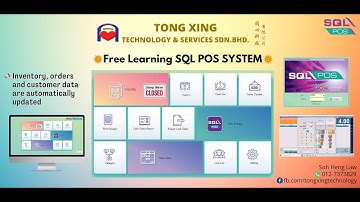 FREE LEARNING SQL POS SYSTEM(DEMO) 🖥️💻