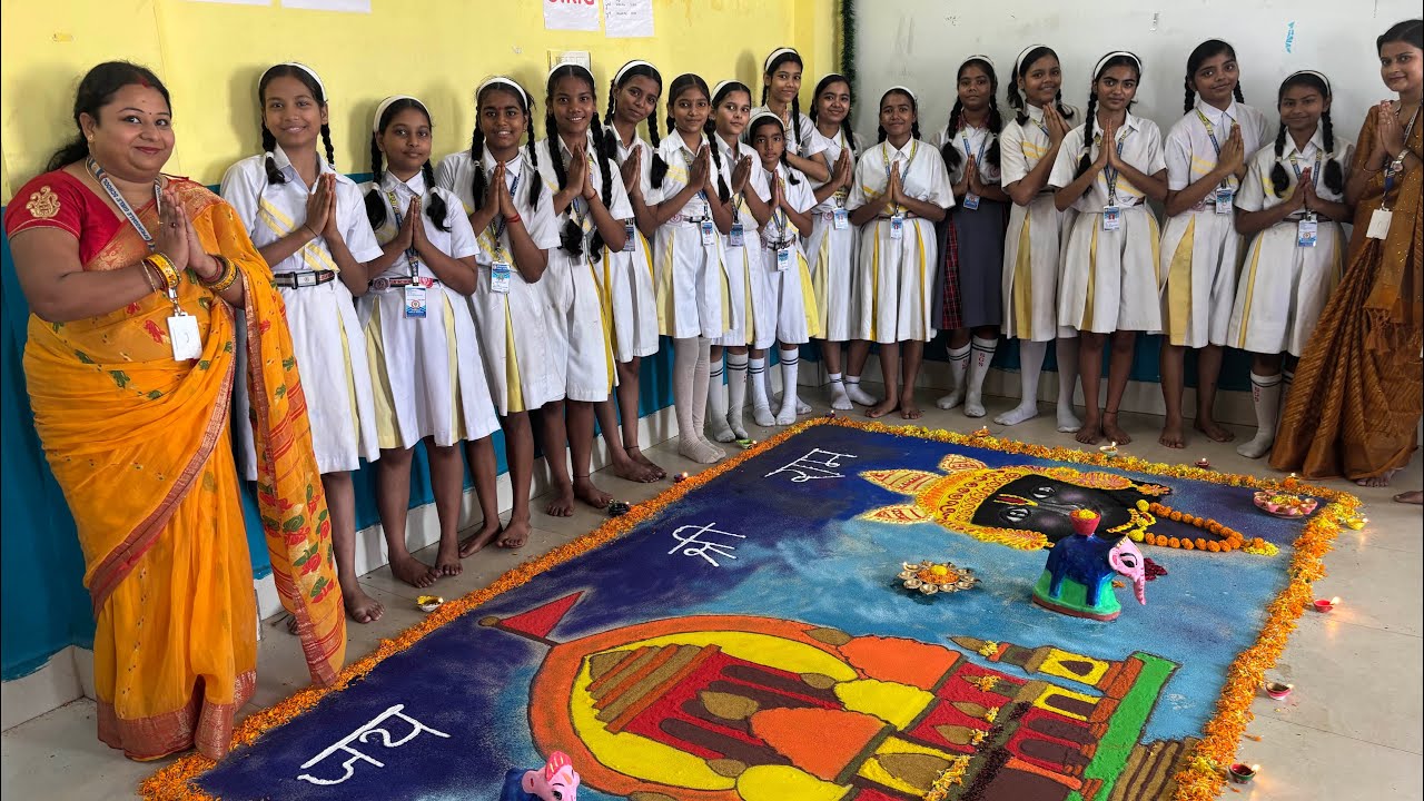 Springdale Girls School _ Rangoli competition 