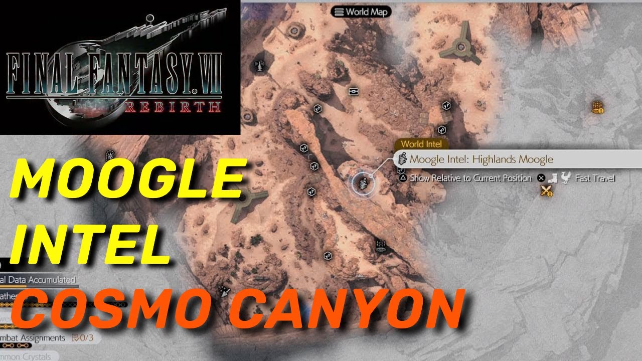 How to Reach the Moogle Intel in Cosmo Canyon | Final Fantasy 7 Rebirth ...
