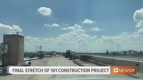 Final closure on Loop 101 in Scottsdale starts post-Labor Day for freeway widening