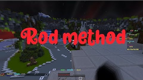 PGxPO| How to get fast rods in minecraft pvp! ~Rod Method~