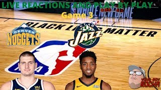 We are live for game 3 of this series! nuggets took 1, jazz 2. who
wins 3? come on in and find out! #milehighbasketball #takenote
#denvsu...