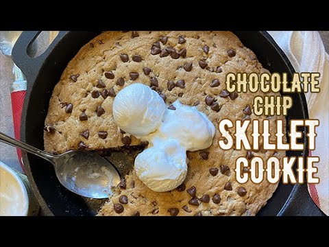 Chocolate Chip Skillet Cookie Recipe (With Video and Step by Step)