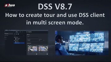 DSS 8.7 - How to create tour and work on multiple screens