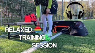 #6 Football ASMR ⚽ Individual relaxed training session with Adidas X speedportal.1 ⚽