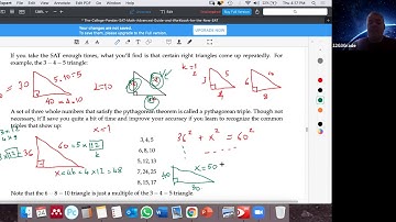 SAT Mathematics Triangles Lesson Part #1