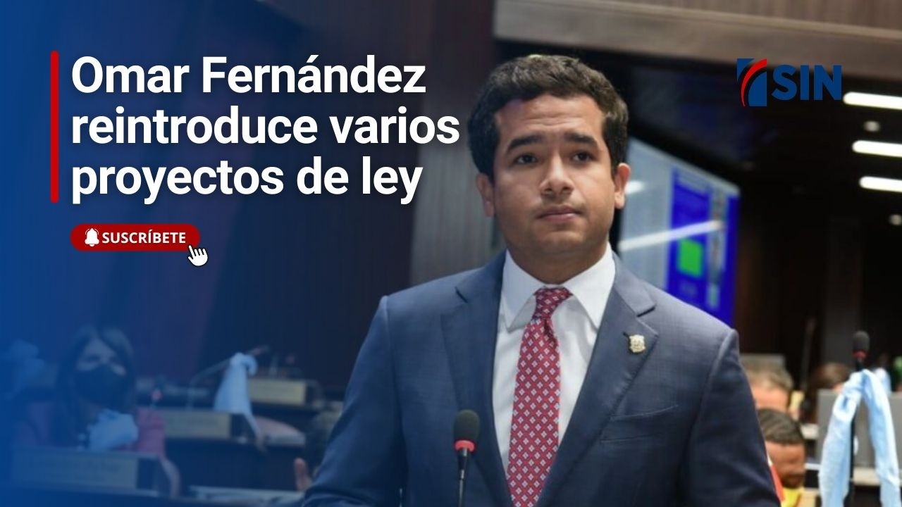 Omar Fernández reintroduce varios proyectos de ley