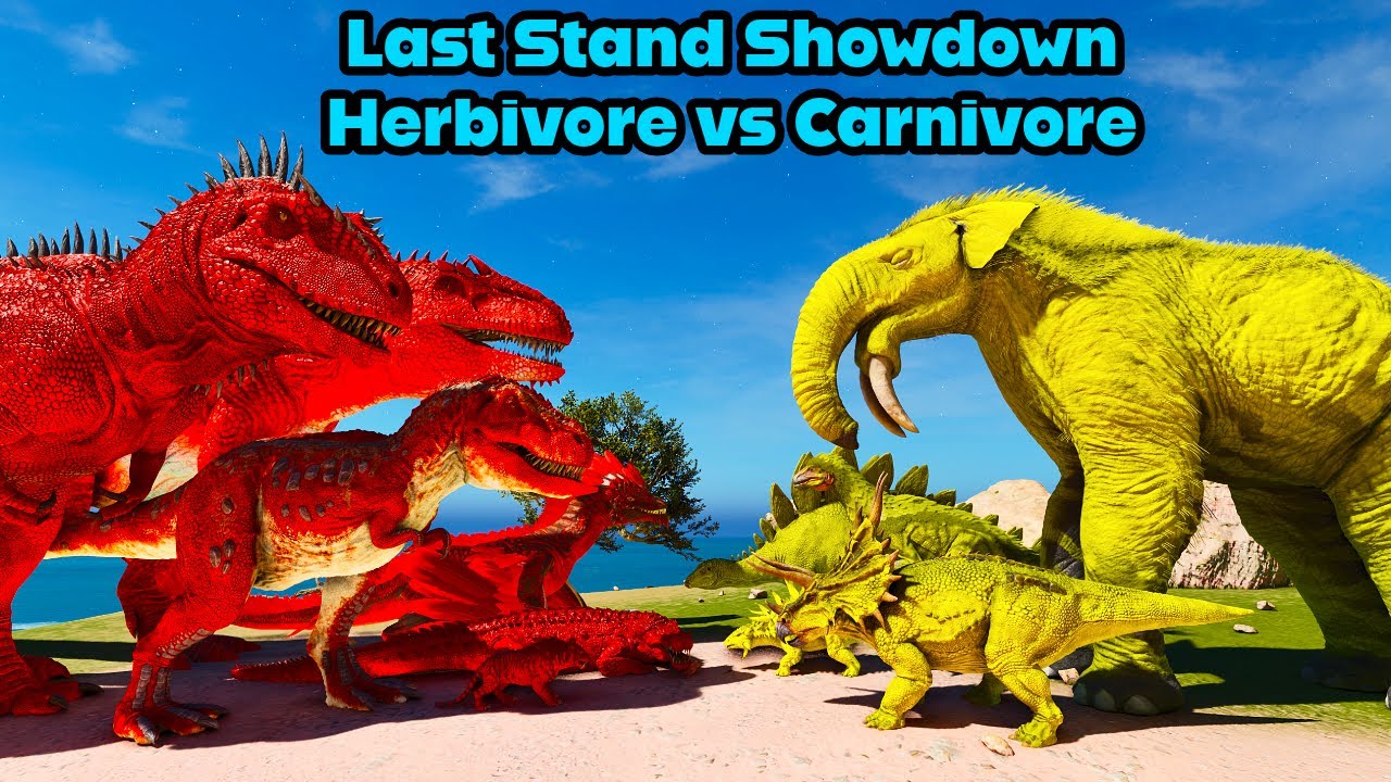 Gauntlet Battle: Carnivore vs Herbivore (ARK Ascended)