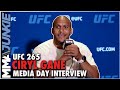 Ciryl Gane won't be sucked into slugfest with Derrick Lewis | UFC 265 media day