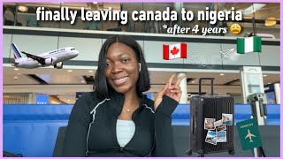 Travel with Me from Canada to Nigeria after 4 years!