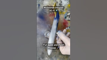 McDonnell-Douglas Dc-9 build process #aircraft #modelaircraft #scalemodel #scalemodelbuilding #dc9
