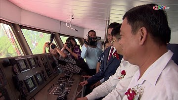 KHAI TRƯƠNG TUYẾN CẦN THƠ KẾT NỐI CÔN ĐẢO BẰNG TÀU CAO TỐC LỚN NHẤT VIỆT NAM
