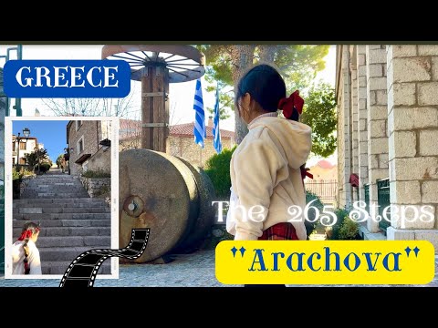 🇬🇷 THE 265 STEPS!!!  ARACHOVA , GREECE  | MOUNT PARNASSOS | WHAT TO DO IN GREECE?