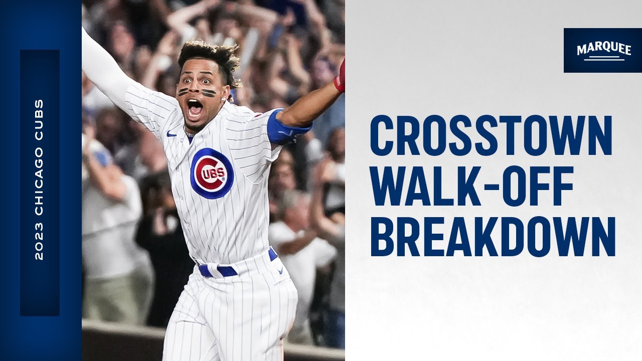 Cubs Win Probability Crosstown Classic WalkOff YouTube